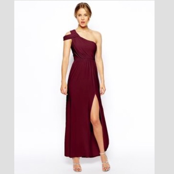 asos bridesmaid dresses burgundy